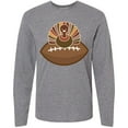 thumbnail image 3 of Inktastic Thanksgiving Football Turkey Long Sleeve T-Shirt, 3 of 5