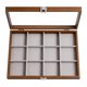 thumbnail image 1 of Organizador de joyas, organizador de brazaletes, de pulseras de 12 compartimentos, caja de almacenamiento y exhibición para pulseras y collares., 1 of 8