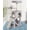 Grey-40.7", variant on Cat Tree Redblack 40.7" Indoor Cat Activity Tower with Coffin Bed