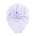 thumbnail image 3 of Wangsaura Infant Flower Hedging Cap Wild Baby Sun Flower Pleated Turban Hat, 3 of 3