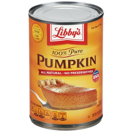 (3 Pack) Libby&amp;#39;s 100% Pure Pumpkin, 15 oz Can