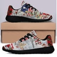 thumbnail image 3 of Red Truck ChriStas All Hearts Come Home For ChriStas Shoes Sneakers Black Size 9.5, 3 of 7