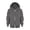 Dark Gray, variant on Toddler Boys Oversized Hoodies Solid Color Jackets Long Top Sleeve Kids Coat Trendy Preppy Sweatshirts Size 4-5T