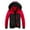 Red, variant on IROINNID Men's Hoodie Anorak Long Sleeve Solid Color Loose Autumn And Winter Fashion Warm Jacket Cotton Clothes
