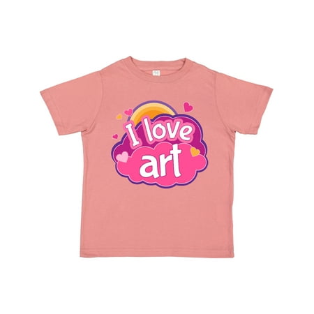 

Inktastic Artist I Love Art Gift Toddler Toddler Girl T-Shirt