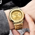 thumbnail image 6 of Kukoosong Watch for Men Stainless Steel Luxury Men Fashion Nautilus Analog Sport Quartz Men's Wrist Watches Gold, 6 of 6