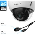 thumbnail image 5 of Amcrest 5MP POE Camera, Outdoor Vandal Dome Security POE IP Camera, 5-Megapixel, 98ft NightVision, 2.8mm Lens, IP67, IK10 Resistance, MicroSD 256GB (Sold Separately), Cloud, NVR (IP5M-D1188EW-28MM), 5 of 6