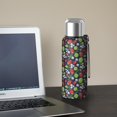 thumbnail image 5 of 20 Oz Black Strawberry Plants Fruit Coffee Tumbler Double Wall Insulated Stainless Steel Water Bottle | Metal Reusable Thermoses Flask with Cup Cap | Leak & Sweat Proof with Anti-Dust Lid, 5 of 7