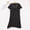 Black, variant on Naittoop Sleep Shirts for Women Short Sleeve Night Shirts for Sleeping Pullover V-Neck Nightgown Soft Lightweight Nightdress