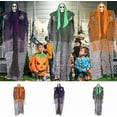 thumbnail image 7 of SLYNSHome Hanging Halloween Skeleton Ghosts Decorations Outdoor,Haunted Haunted House Prop Halloween Party Supplies - Orange, 7 of 7