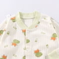 thumbnail image 5 of CAUYDY Clothes for Baby Boys Newborn Sleepers 3 6 9 12 18 24 Months Preemie Long Sleeve Bodysuit Fall Winter Infant Boy Cute Romper Toddler Pajamas Light Green for Sizes 12-18 Months, 5 of 7