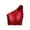 Red, variant on Kids Girls Boys Shiny Sports Bra Sleeveless Training Bra Slant Shoulder Crop Cami Bralette Red 100-120