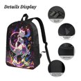 thumbnail image 4 of Legendary Psychic Graphic 3Pcs Backpack, Durable Oxford Cloth Casual Travel 17", 4 of 6