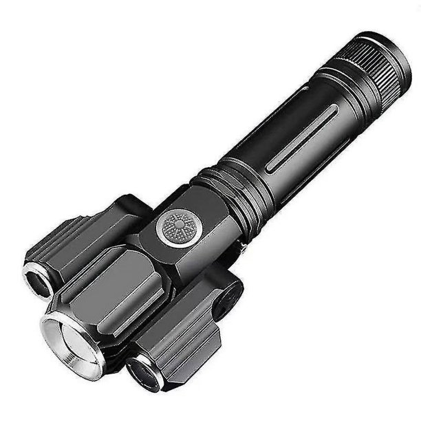 Luz Nocturna Led Linterna Led Multifunción Luz Nocturna Al Aire Libre Linterna Recargable De Tres Cabezas, Lig De Montar Impermeable Al Aire Libre Multifuncional T6