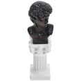 thumbnail image 4 of GOOHOCHY 1 juego de miniestatua de David con columna romana, miniestatua de David, escultura de resina, 4 of 8