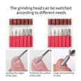 thumbnail image 4 of Pink Metal Protable Nail Drill Machine, Electric Manicure Milling Cutter Kit Professional Manicure Tool Nail Accessories ,Quality Torque, 4 of 8