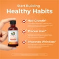 thumbnail image 5 of MaryRuth Organics Liquid Morning Multivitamin + Hair Growth, Peach Mango, 1 fl oz, 5 of 6