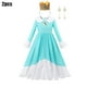 thumbnail image 3 of Disfraz de princesa de melocotón para mujer, vestido de princesa bella para fiesta de Halloween, vestido de cumpleaños para madre e hijos, fiesta de Carnaval, 3 of 5