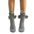 thumbnail image 2 of Wangsaura Women Winter Autumn Socks, Cartoon Animal Non-Slip Floor Socks, 2 of 9