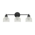thumbnail image 2 of Trade Winds Lighting 3-Light Bathroom Vanity Light In Matte Black, 2 of 7