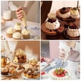 thumbnail image 7 of 100 Pack Disposable Pastry Bags,16 Inch Clear Thick Plastic Pastry Icing Frosting Piping Bags For Decorating Cupcakes Cakes Cookies, 7 of 7