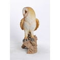 thumbnail image 3 of Hi-Line Gift Ltd. Barn Owl On Branch Statue, 3 of 4
