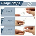 thumbnail image 4 of 3ml Clear Glass Vials, 20Pcs Sample Vials with Screw Cap Reagent Media Bottle with Labels Leak-Proof Liquid Sample Glass Vial for Lab Laboratory, 4 of 6