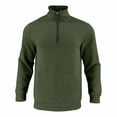 thumbnail image 4 of Autumn Jacquard Pocket Stand Collar Half Zip Long Sleeve Casual Fashionable Streetwear Pullover Top for Men Sweat Shirts Athletic Top Lightweight Basic Pullover Shirts, 4 of 4