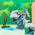 thumbnail image 5 of Juego de juguetes de construcción de dinosaurios con rompecabezas 3D para niños con transmisor, 5 of 5
