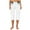 White, variant on Capris for Women With Pockets Cotton Casual Solid Color High Waist Cargo Pants Pocket Drying Pants