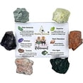 thumbnail image 2 of Retirement Crystal Stone Set - Amethyst Green Aventurine Sunstone Serpentine Moss Agate Peach Moonstone, 2 of 5