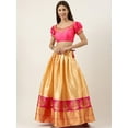 thumbnail image 6 of Parvdi Lehenga Choli For Women Indian Readymade Party Wear Art Silk Stitched Lehenga & Stitched Blouse With Dupatta, 6 of 7