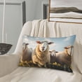 thumbnail image 5 of Balery Cute Prairie Sheep Herd Bedding Queen Pillow Cases - Envelope Closure - Soft Brushed Microfiber Fabric - Shrinkage and Fade Resistant Pillow Cases-16"x24", 5 of 6