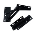 thumbnail image 1 of 2Pcs Sofa Bed Bedding Adjustable Angle Mechanism Hinge Hardware Black, 1 of 5