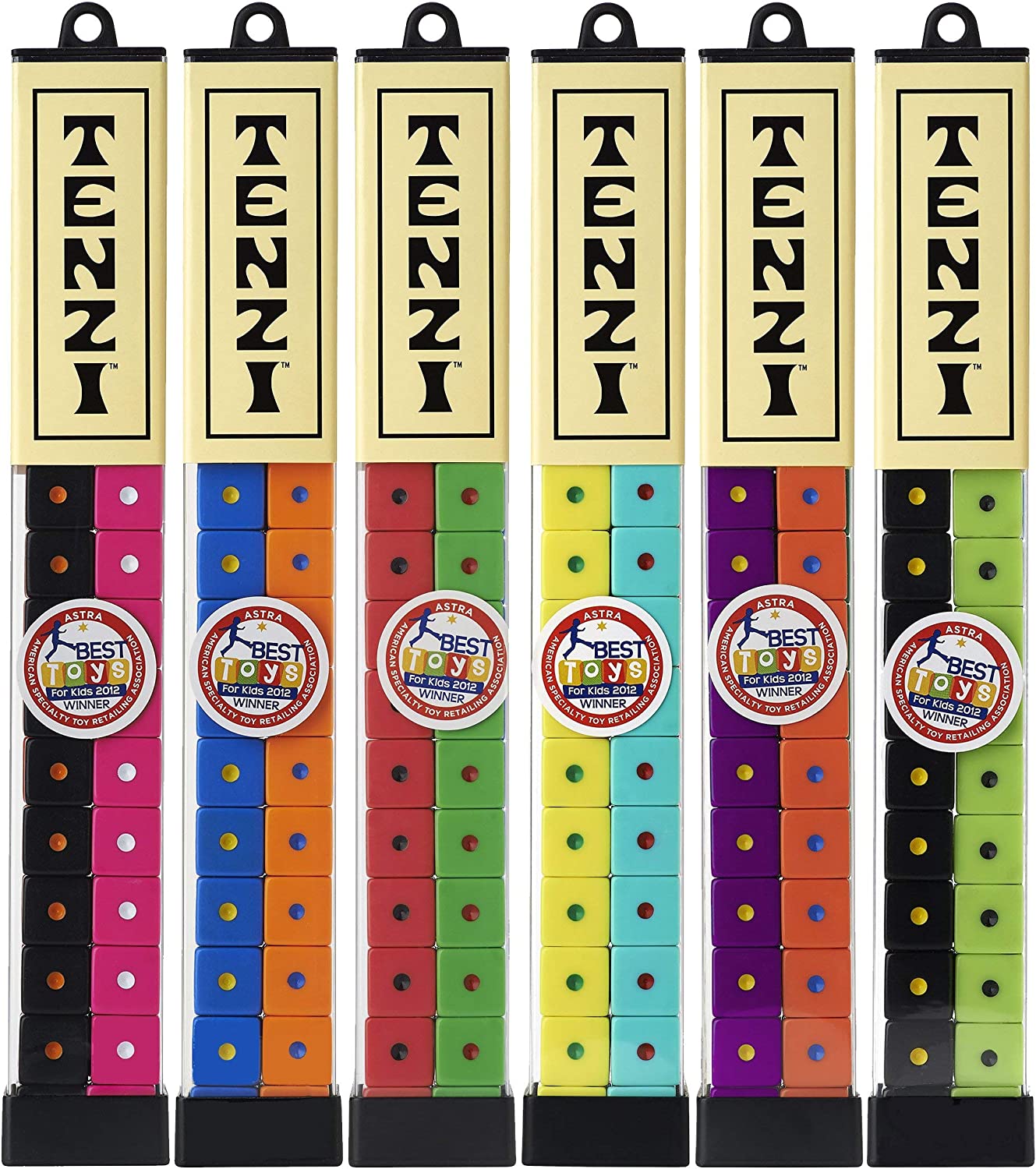 Tenzi Dice Party Game and Slapzi Picture Game - A Fun, Fast Frenzy for All Ages - (Colors May Vary)