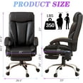 thumbnail image 6 of Eliantte Reclining Massage Office Chair with 7 Points Vibration and Wheels, Home Office Desk Chairs, 350lb, 6 of 6
