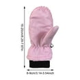 thumbnail image 2 of JGNGSHN Kids Mittens Toddler Winter Snow Skiing Insulate Waterproof Gloves with Wristband for Boys Girls, 2 of 2
