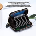 thumbnail image 3 of Card Holder Wallet, Card Wallet Transparent Window Black  for Outdoor, 3 of 7