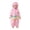 B-Pink216, variant on JAJAHO Unisex Toddler Baby Animal Onesie Flannel Jumpsuit For Boys Girls Fall Winter Hooded Cartoon Outfit 3M-3Y