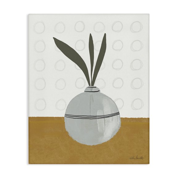 Stupell Industries Modern Leaf Sprigs in Vase Canvas Art, 16 x 20, by Katie Doucette