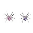 thumbnail image 3 of Broche de araña Zulema Clip de cristal rosa, 3 of 8