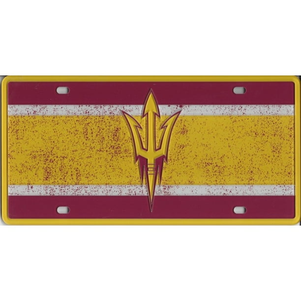 Arizona State Sun Devils Plaque Laser Vintage