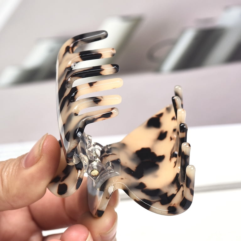 FSMILING Medium Claw Clips For Thick Hair,Tortoise Shell  display picture 3
