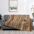 thumbnail image 2 of Yiaed Bamboo Raft Print Blanket Throw Blanket Soft Cozy Flannel Blanket for Home Bed Sofa Couch Chair-80"x60", 2 of 6