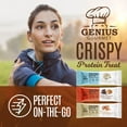 thumbnail image 3 of Genius Gourmet Crispy Protein Treat - Salted Caramel Low Carb Low Sugar Snacks (10 Protein Bars), 3 of 5