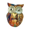thumbnail image 4 of AMLESO 14cm Resin Colorful Owl Statue Sculpture Shelf Decoration for Cafe Versatile, 4 of 8