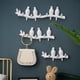 thumbnail image 1 of Hermoso gancho decorativo con forma de pájaro para colgar ropa en la puerta, gancho para colgar ropa, gancho para colgar en la pared sin perforaciones, 1 of 4