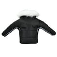 thumbnail image 4 of E-TING Santa Clothing Black Down Coat Christmas Accessories for elf Doll, 4 of 6