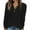 VNeck Black, variant on gakvbuo Fall Sweaters for Women Women Long Sleeve Henley Tops Pullover with Buttons Down Knitted Sweaters Fall Tunic Blouse Warm Pullover Sweater