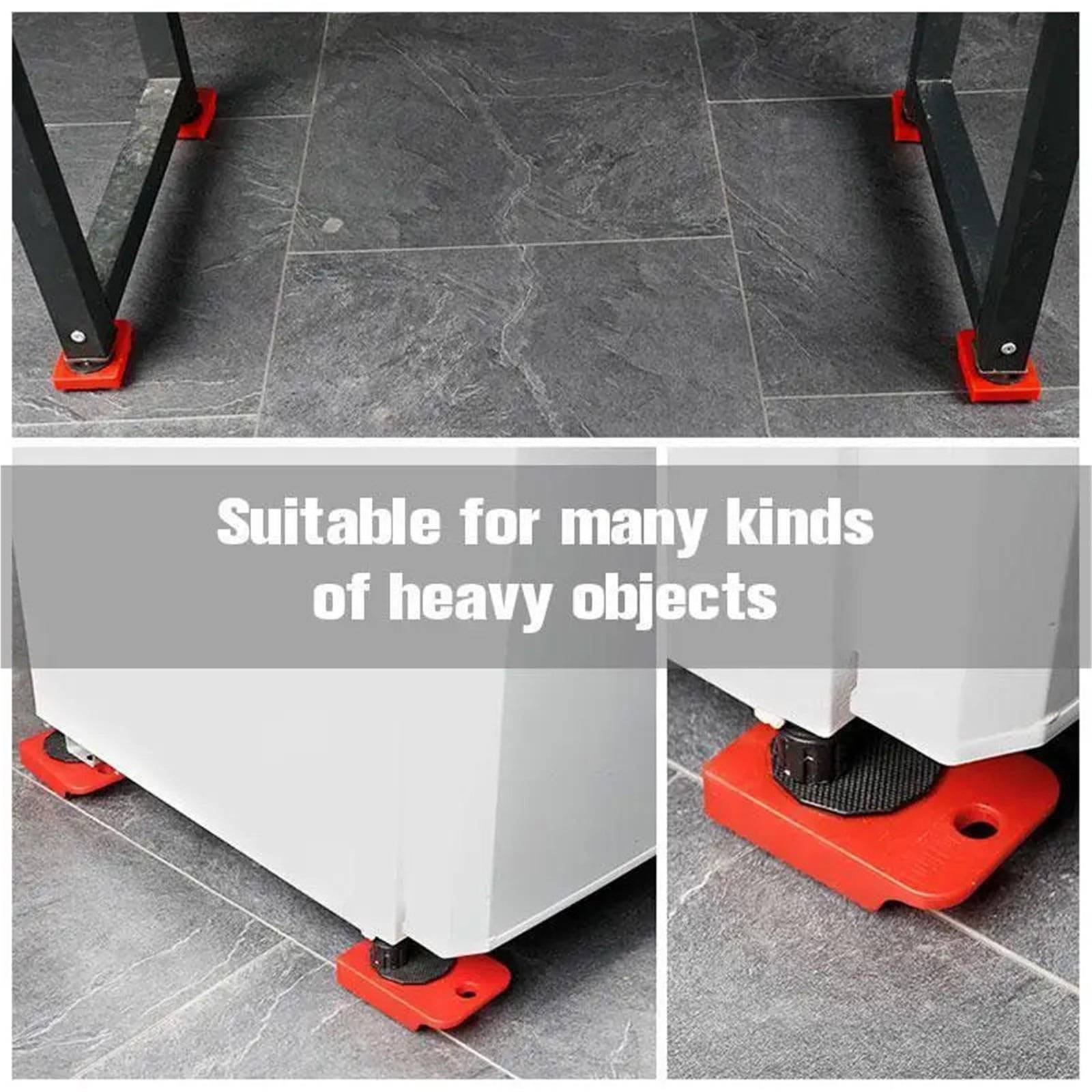 Furniture Mover Tool Set Heavy Stuffs Moving Roller With Bar Furniture Mover Lifter With Wheels Professional Moving Tools ,Reliable